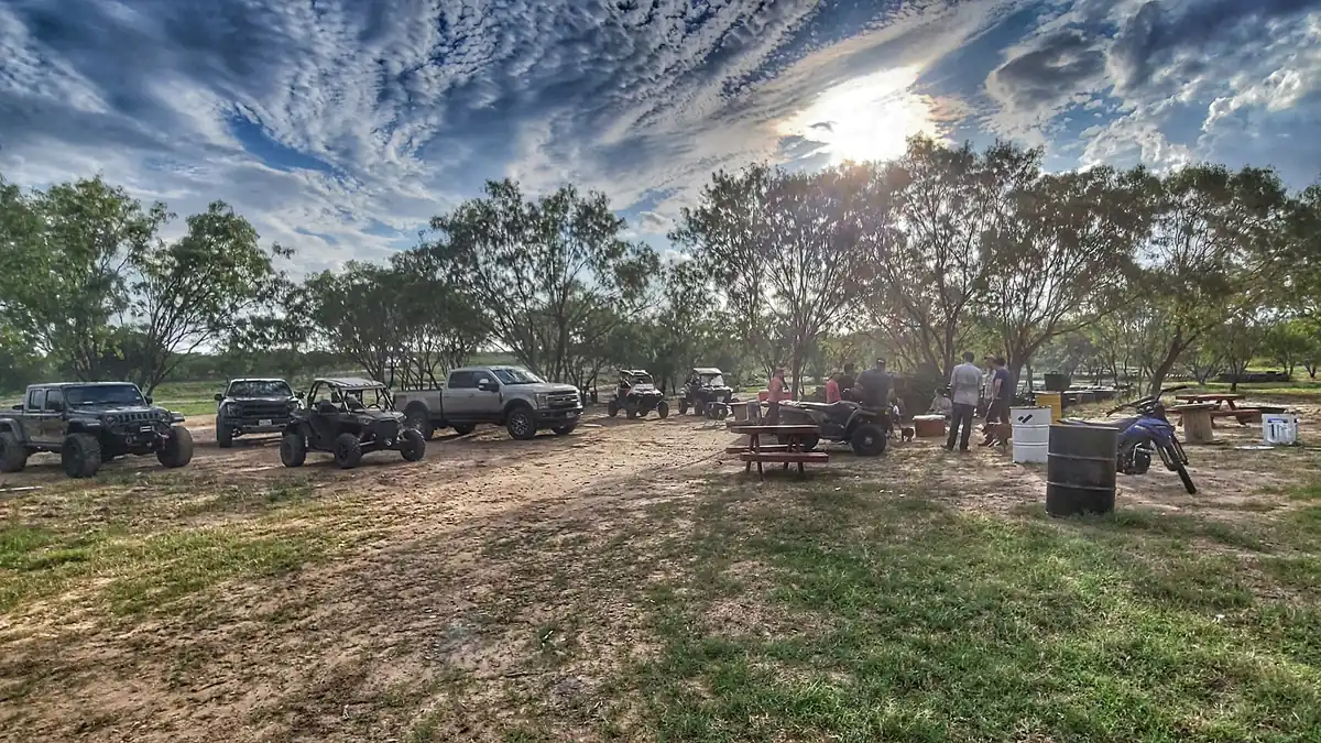 Customer group at 281 Country Club offroad go-kart park