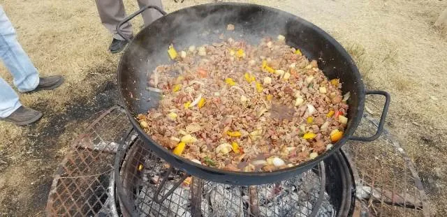 Group cookout at 281 Country Club offroad park San Antonio