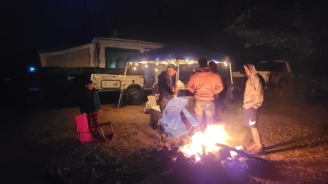 Camping overnight at 281 Country Club go-kart park San Antonio