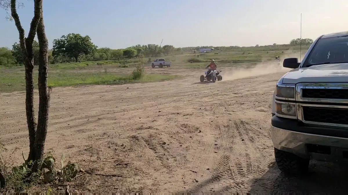 Group riding at 281 Country Club offroad park San Antonio