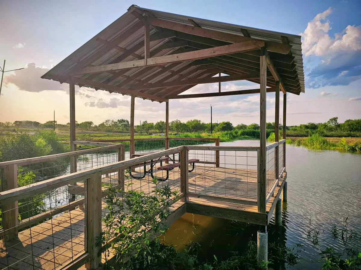 Water pond pier venue at 281 Country Club go-kart park San Antonio